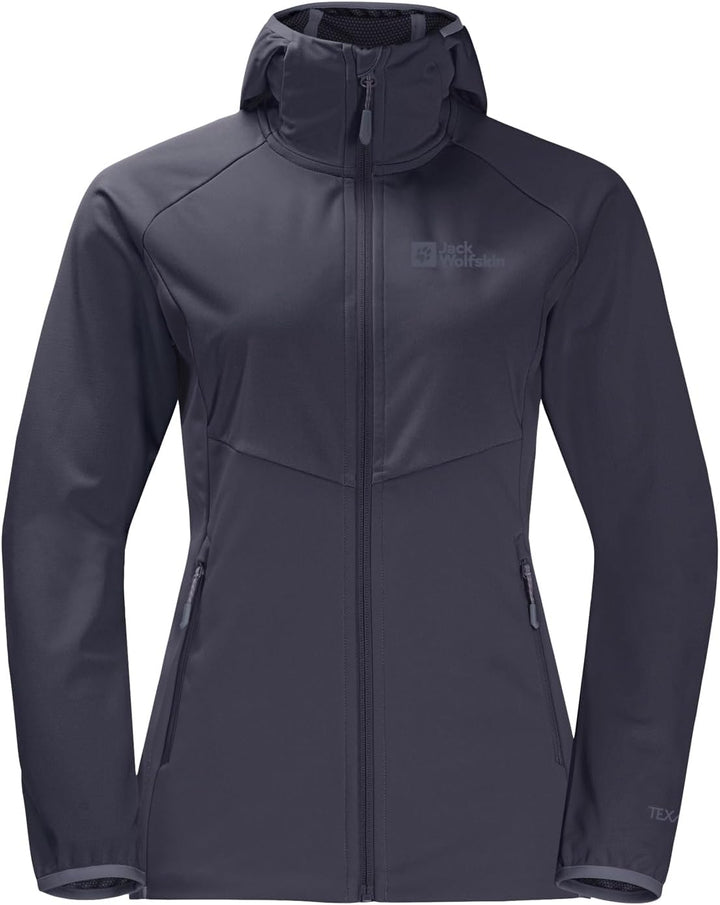 Jack Wolfskin Damen Go Hike Softshell W Softshelljacke M graphite, M graphite