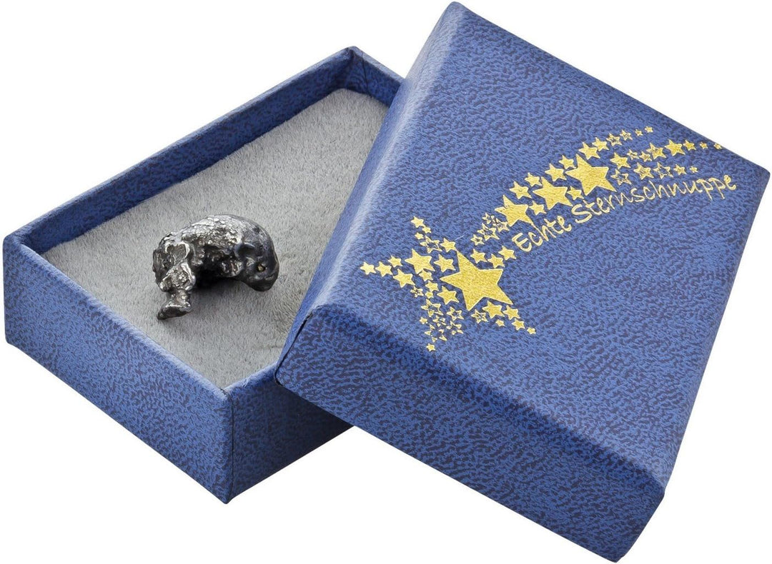 Geschenk-Set Echte Sternschnuppe/Meteorit mit Echtheitszertifikat [Originelles und romantisches pers