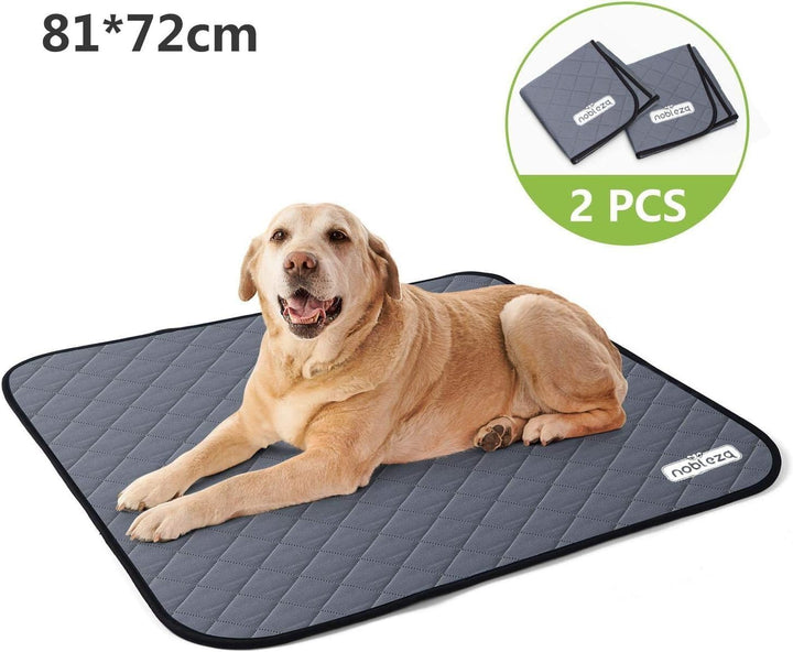 Nobleza Wiederverwendbare Trainingsunterlagen für Hunde 2 Stück Welpenunterlagen Waschbar Matte für