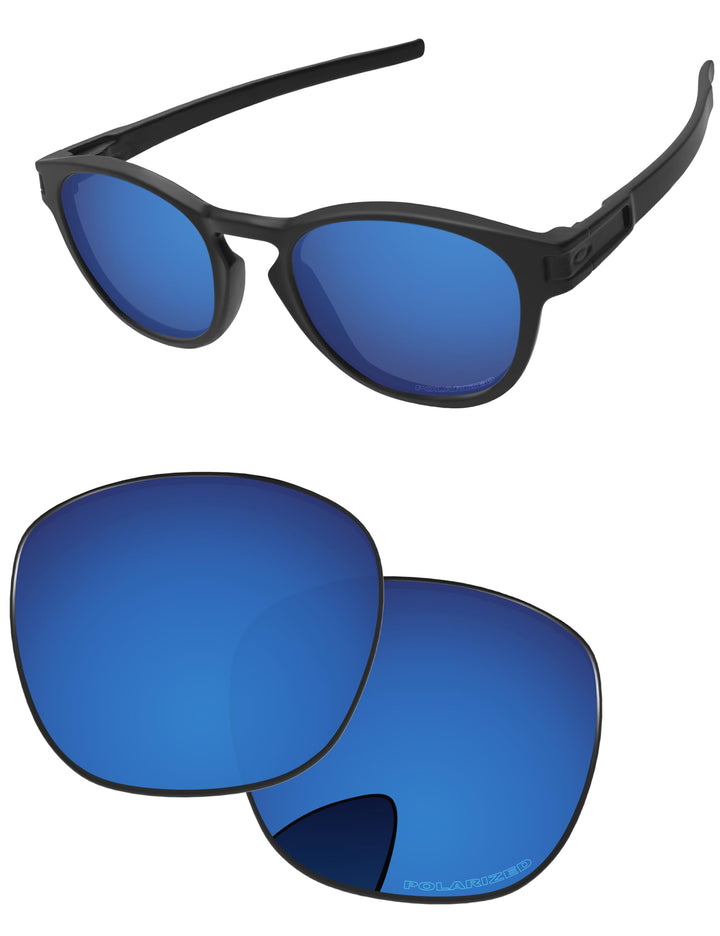 PapaViva Ersatzgläser für Oakley Latch OO9265 Tiefwasser - Polarisiert, Tiefwasser - Polarisiert