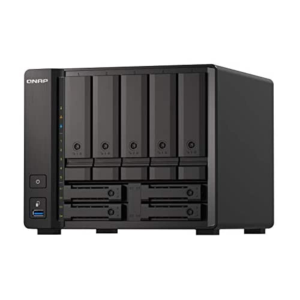 QNAP TS-h973AX-8G 9 Bay Quad-Core QuTS hero NAS-Gehäuse, unterstützt U.2 NVMe SSD und 10GbE/2,5GbE K