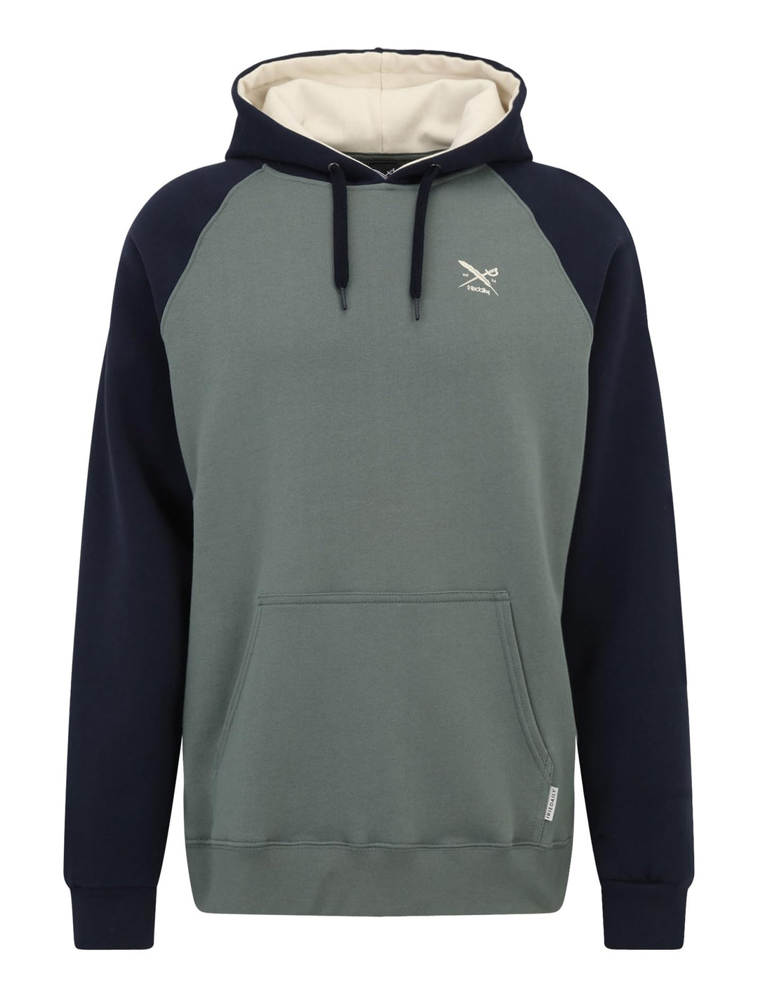 IRIEDAILY Herren Sweatshirt De College S Jungle Green, S Jungle Green