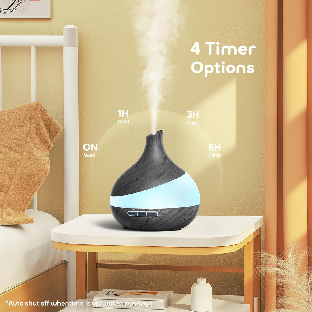 500 ML Aroma Diffuser, Upgrade Diffuser für grosse Räume,Aromatherapie Diffuser Mit Fernbedienung 4