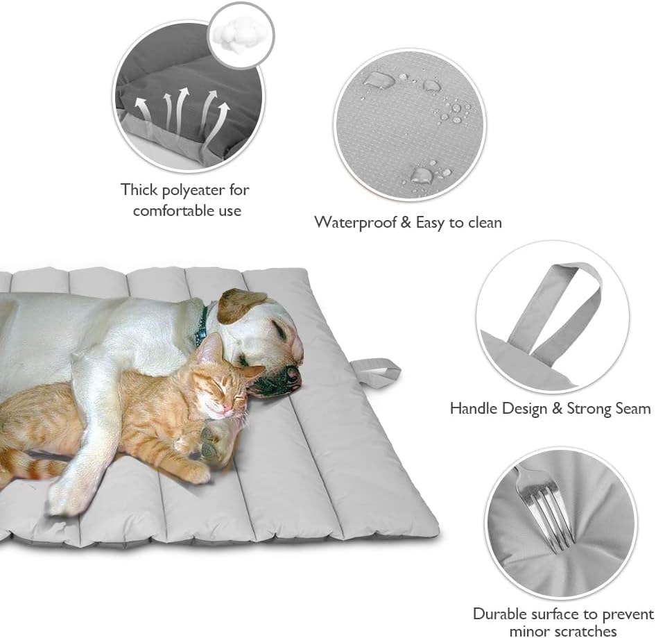 XIAPIA wasserdichte Hundematte für Outdoor, Waschbares Hundebett, Antistatik, Hygienisch, Faltbar, G