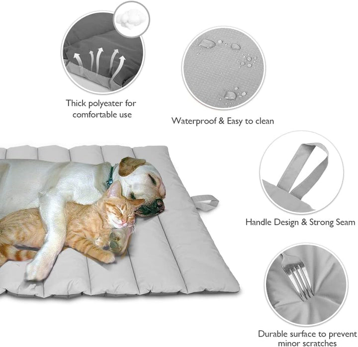 XIAPIA wasserdichte Hundematte für Outdoor, Waschbares Hundebett, Antistatik, Hygienisch, Faltbar, G