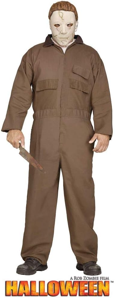 shoperama Halloween Herren-Kostüm Michael Myers inklusive Halb-Maske Gr. L/XL Horror-Film Serienmörd