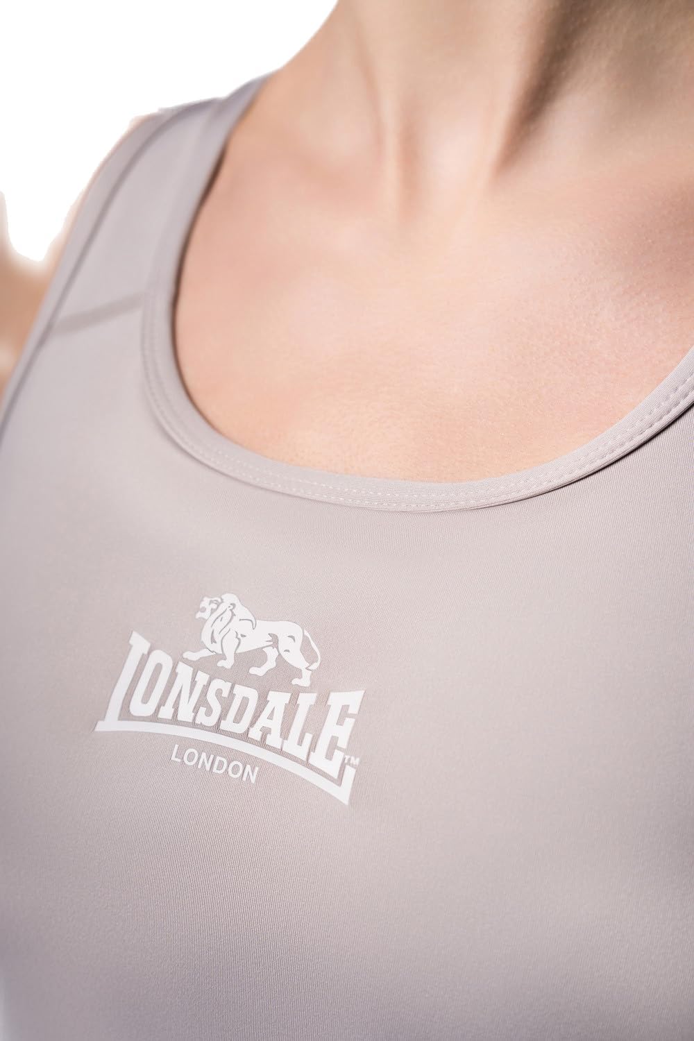 Lonsdale Frauen Sport-BH WARDOUR L Grau, L Grau