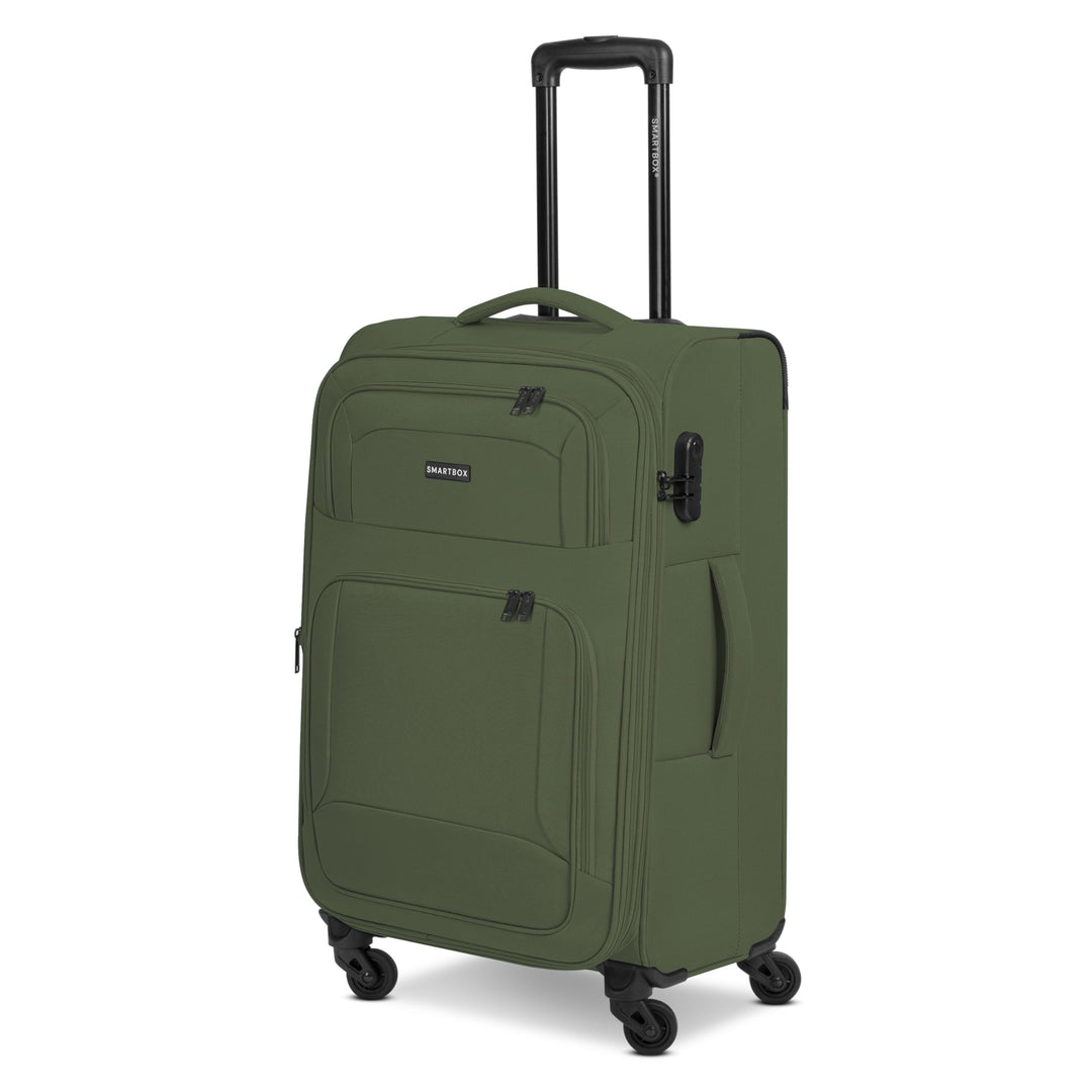 Smartbox Weichgepäck Check-in Koffer für Damen & Herren | Mittelgrosser Trolley 41 x 27 x 67 cm | 4
