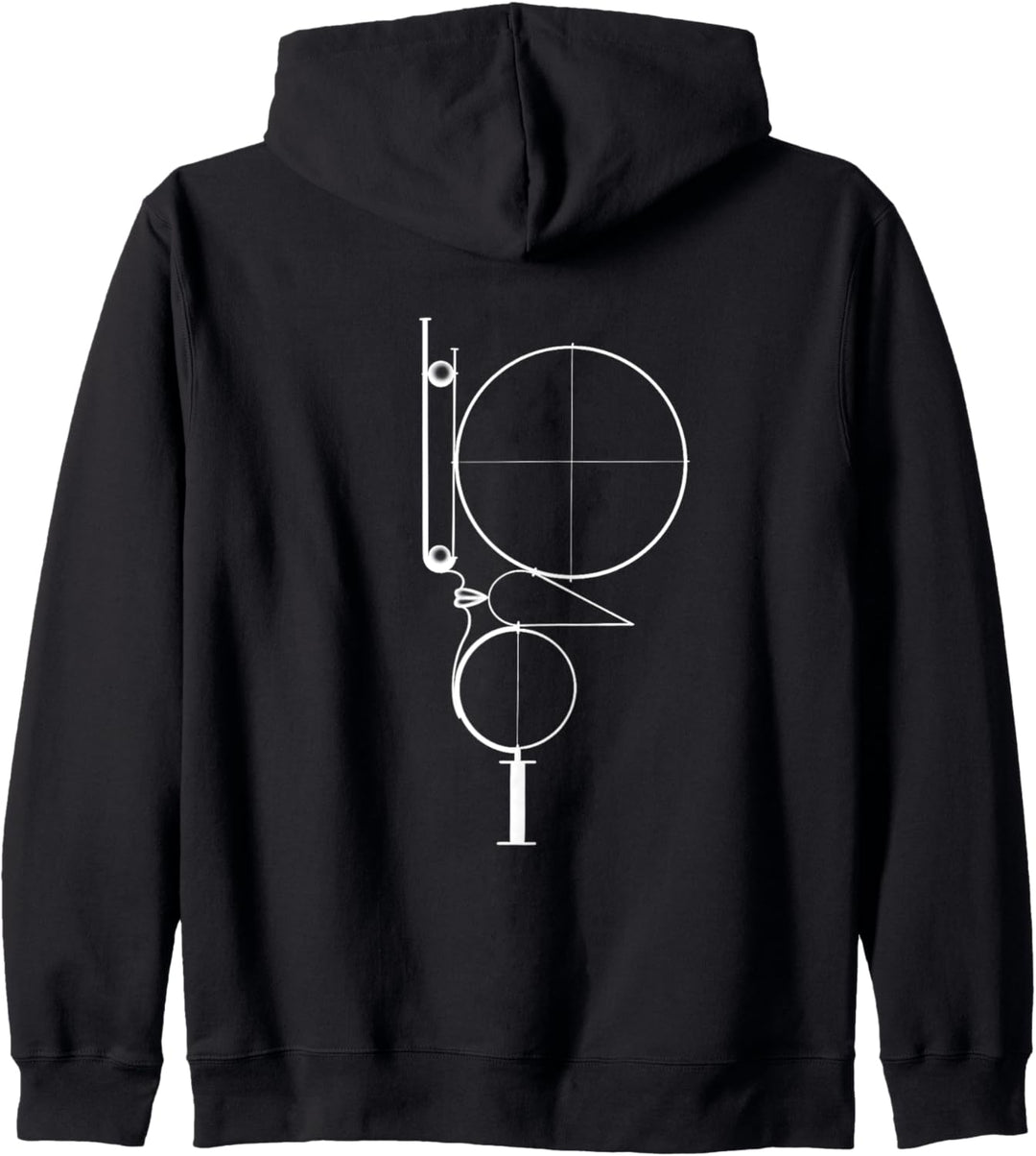 Abstrakter Kopf - Print (Oskar Schlemmer) Kapuzenjacke