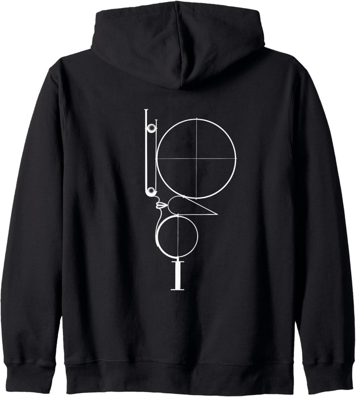 Abstrakter Kopf - Print (Oskar Schlemmer) Kapuzenjacke