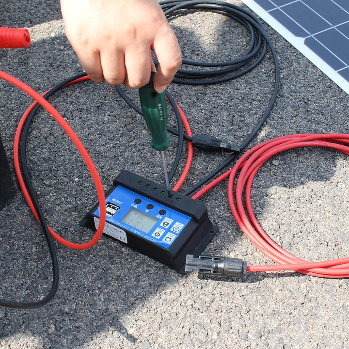 200w Flexible Solar Panel Kit 2pcs 100w 18v Monocrystalline Solar Module + 20A USB Controller for Of