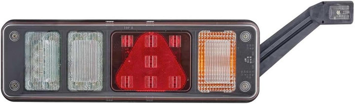 HELLA - Heckleuchte - Hybrid - 24V - Anbau/geschraubt - Lichtscheibenfarbe: glasklar - Stecker: Easy