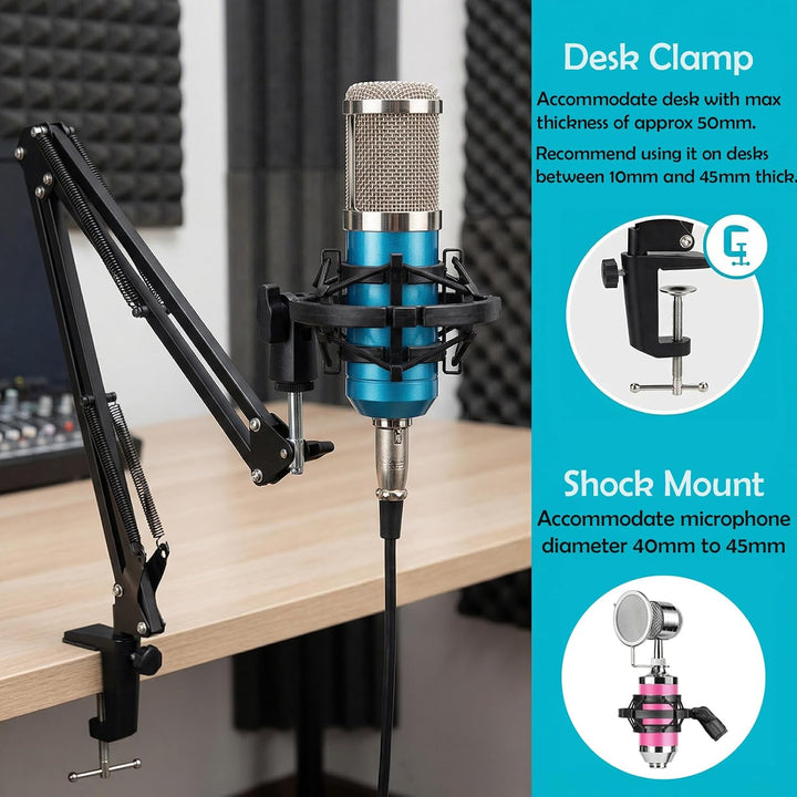 Mikrofon Arm, Universeller Mikrofonarm Tisch Mit Shock Mount