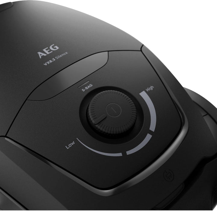 AEG Staubsauger mit Beutel, besonders leise 64 dB, kraftvolle 750 W, ergonomischer Handgriff, 12 m A