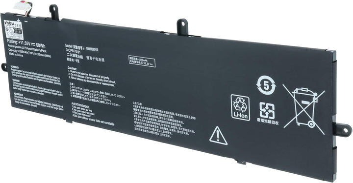 vhbw Akku kompatibel mit Asus ZenBook 14 UX433FN-N5230R, UX433FQ-A5032R, UX433FQ-A5032T Notebook (42