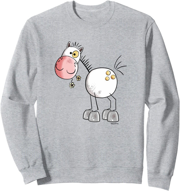 Sweet Pferd I Schimmel Pony I Reiter Fun I Pferde Sweatshirt