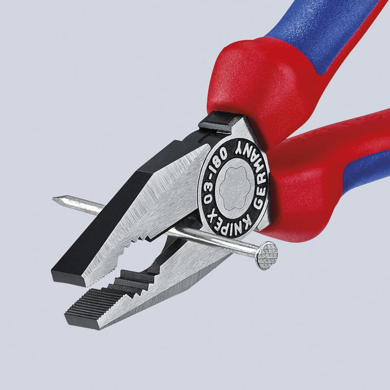 KNIPEX 70 02 160 Seitenschneider, präzises Schneiden bis Ø 4,0 mm, mit Mehrkomponenten-Griffhüllen,