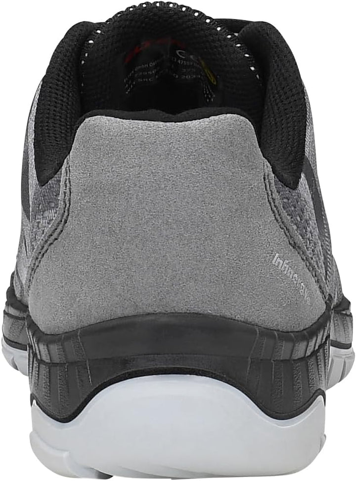 ELTEN Sicherheitsschuhe LANDON grey Low ESD S1, Herren, Textil, Stahlkappe, leicht, sportlich, Grau,