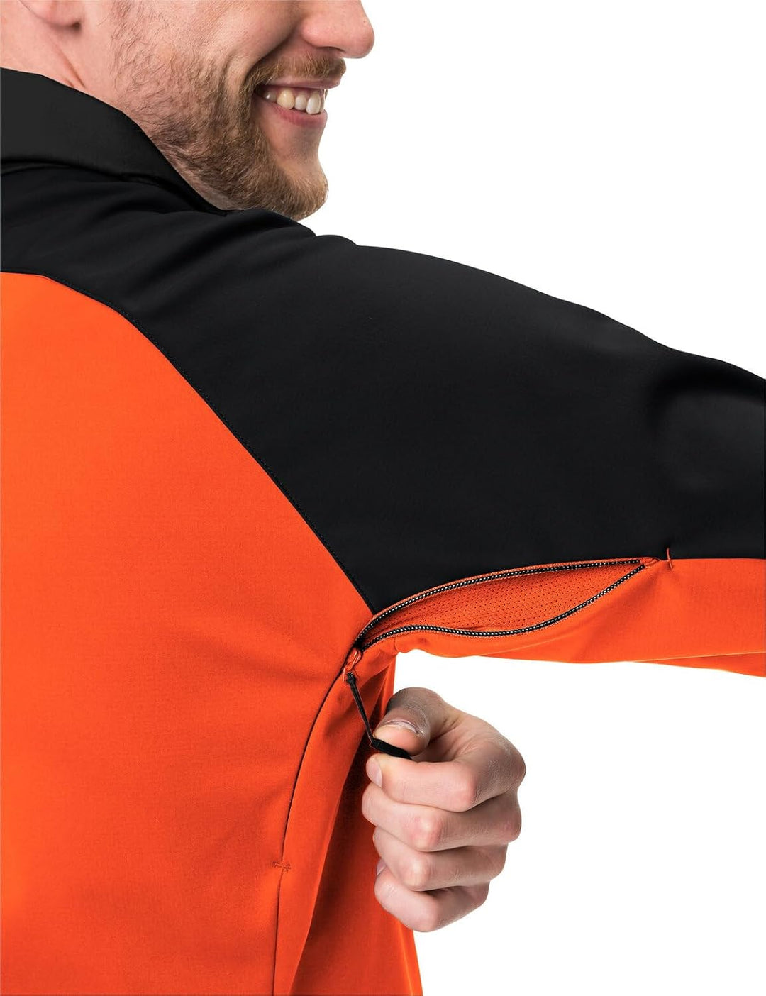 VAUDE Men's Posta Softshell Jacket VI - Softshelljacke Herren - Radjacke M neon orange, M neon orang