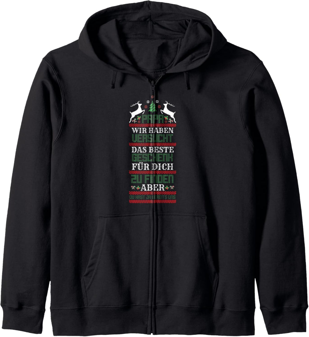 Papa beste Geschenk hast du - Weihnachten Kinder Papa Kapuzenjacke