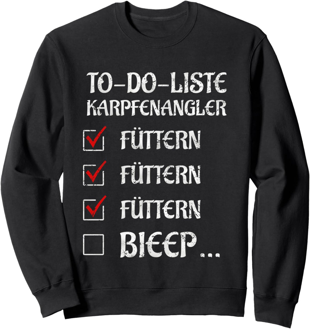 Angelgeschenk Karpfen Angeln Das Friedfisch Angler Geschenk Sweatshirt