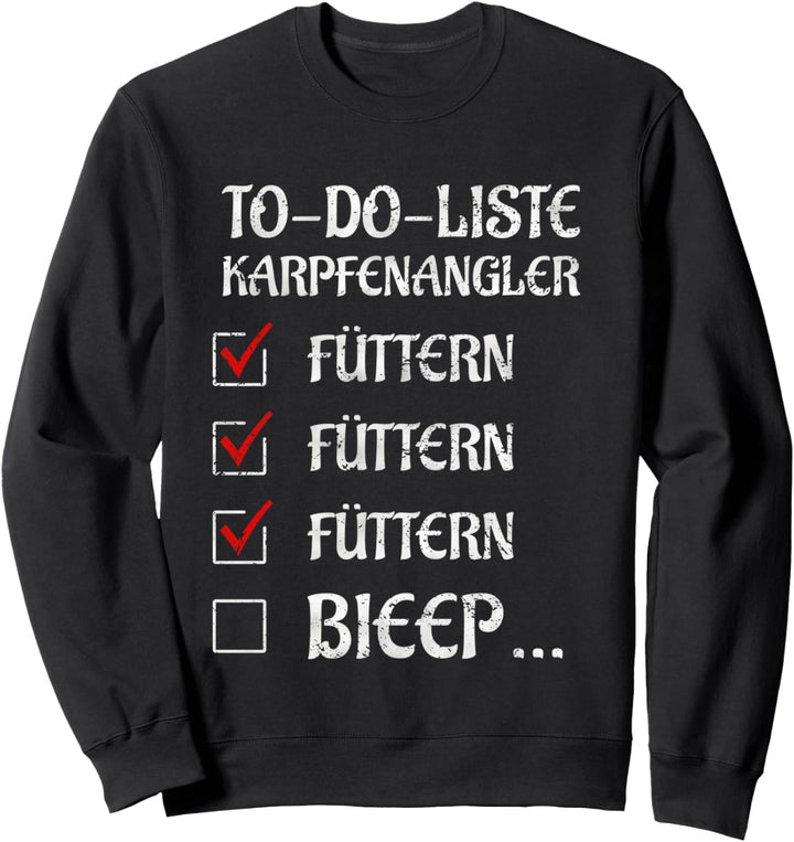 Angelgeschenk Karpfen Angeln Das Friedfisch Angler Geschenk Sweatshirt