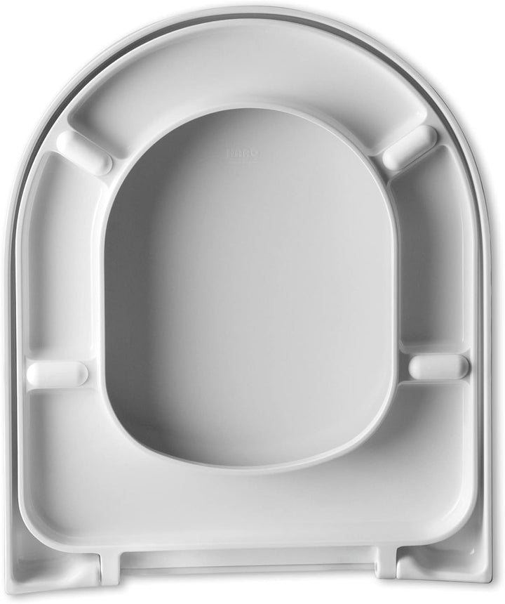 Hamberger Sanitary G7A101T5602H WC-Sitz TUBE weiss mit Takeoff befestigung aus Edelstahl