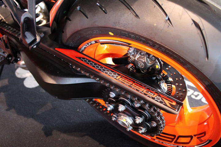 Tankpad Grafikkit kompatibel für KTM 1290 Super Duke R Orange Silber X550150 Grafik-Kit 1, Grafik-Ki
