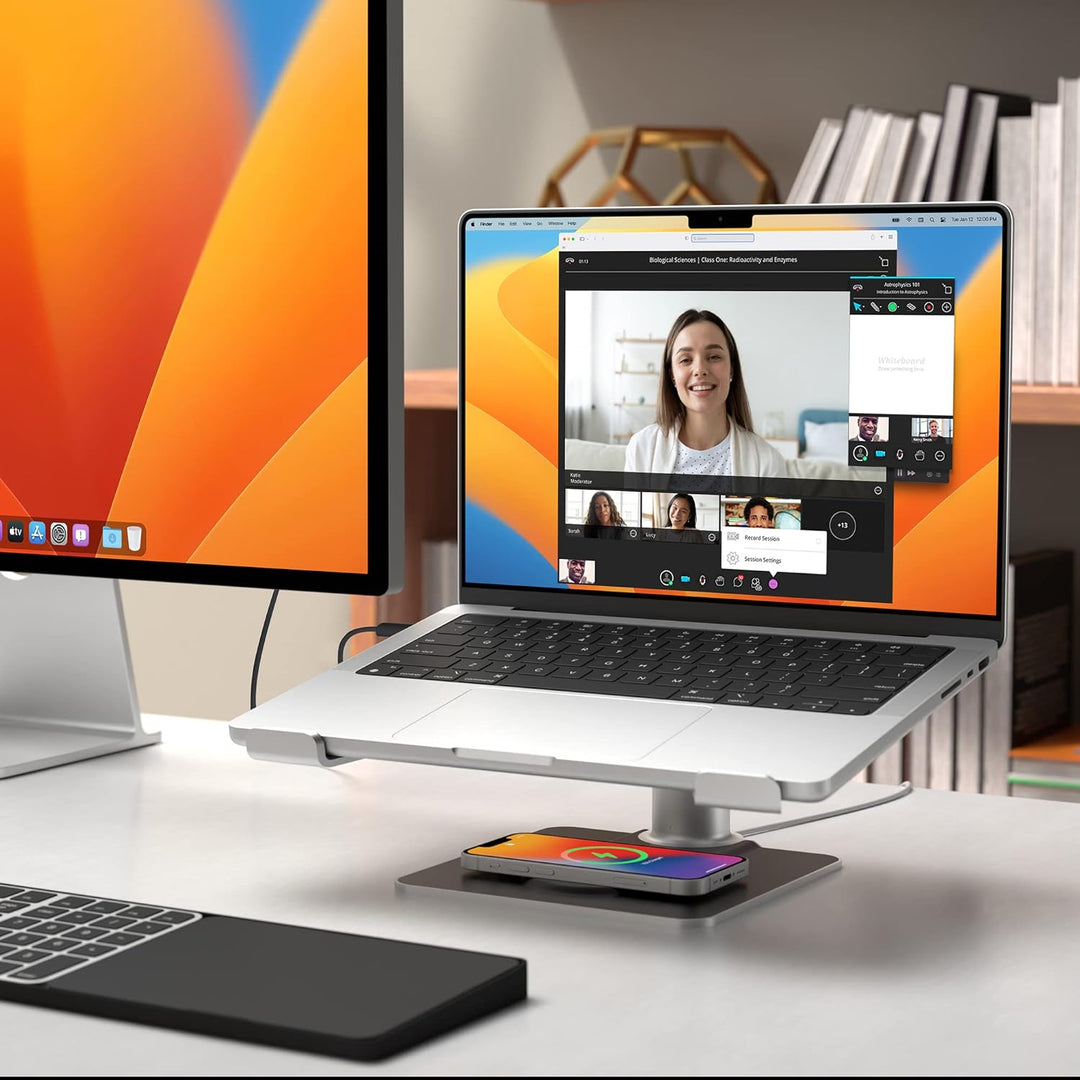 Twelve South HiRise Pro für Laptops und MacBooks | Ergonomischer, höhenverstellbarer Ständer mit kab