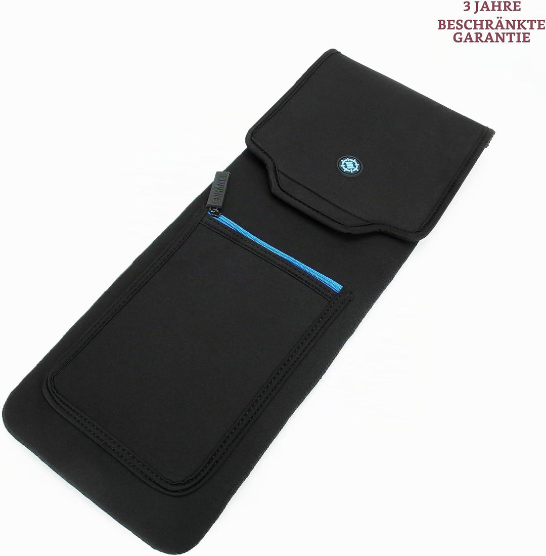 ENHANCE Schutzhülle aus Neopren für mechanische Gaming-Tastatur (bis zu 45 cm) mit Tasche auf der Vo