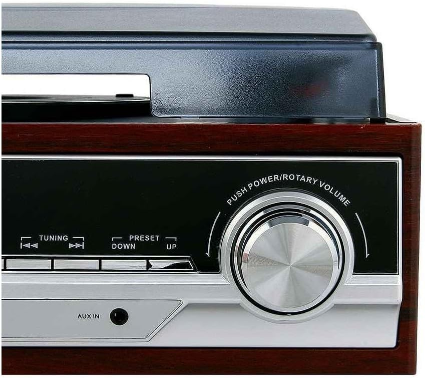 Camry Premium CR1113 Belt-drive audio turntable Black Chrome Wood