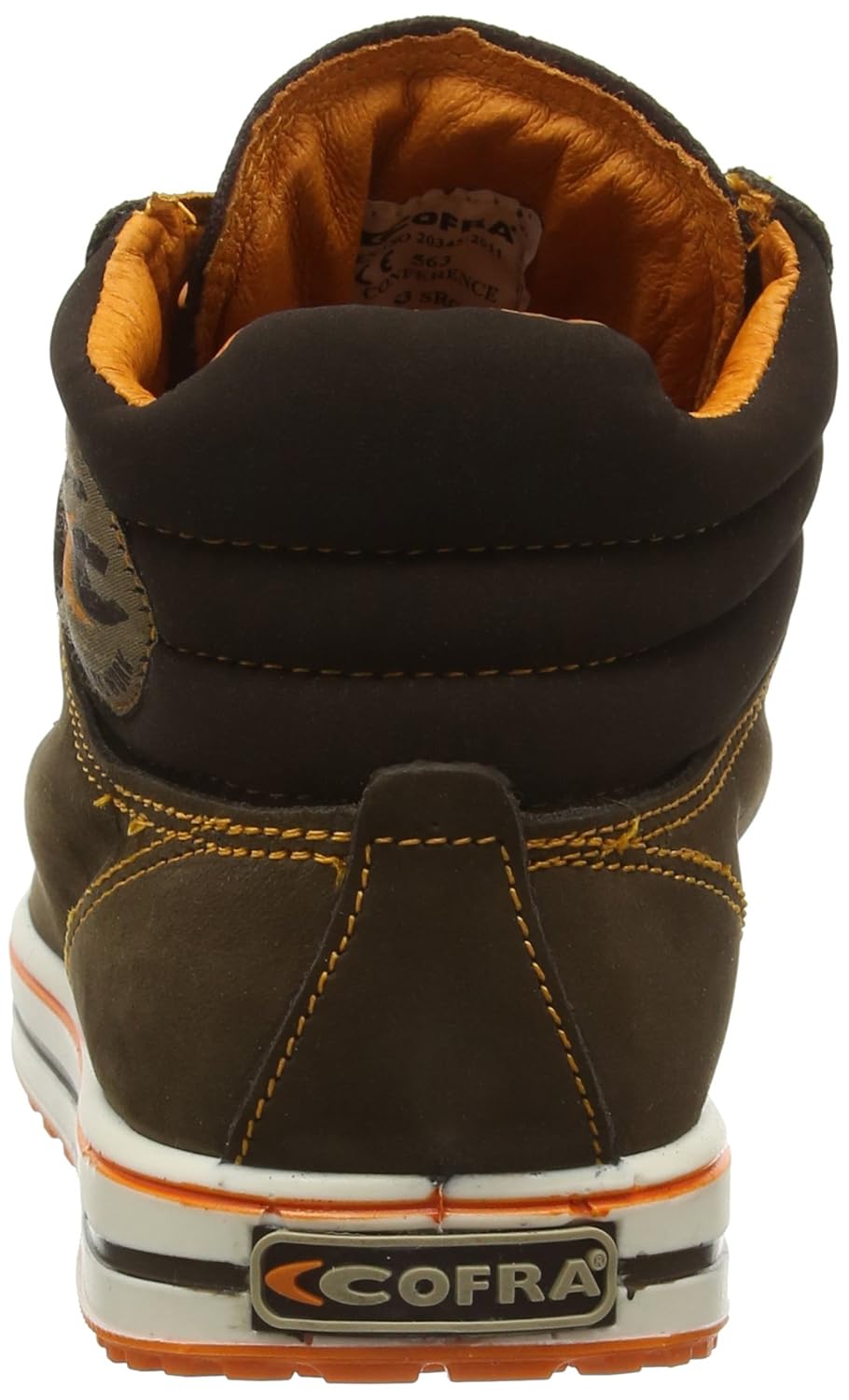 Cofra 35031-001.W36 CONFERENCE S3 SRC Sicherheitsstiefel, Braun/Orange, Grösse 36 36 EU, 36 EU