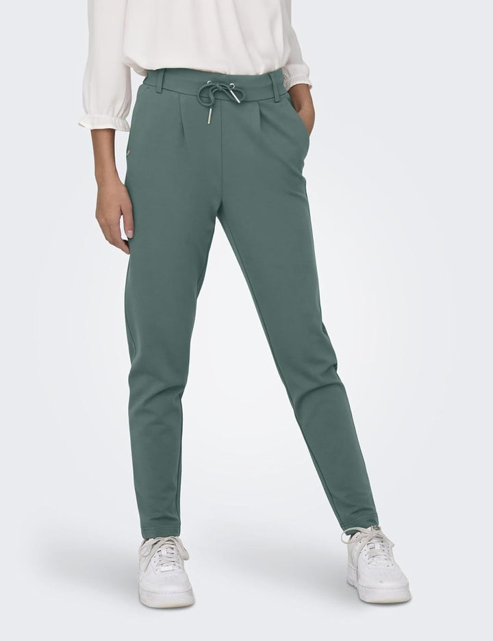 Only Chino Damen Hose - ONLPOPTRASH Easy COL Pant - Elegante und Bequeme Schlupfhose mit Stretch - K