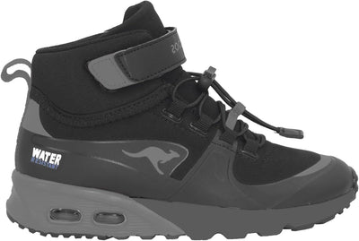 KangaROOS Unisex Kinder Kx-Hydro Sneaker 25 EU Jet Black Steel Grey, 25 EU Jet Black Steel Grey