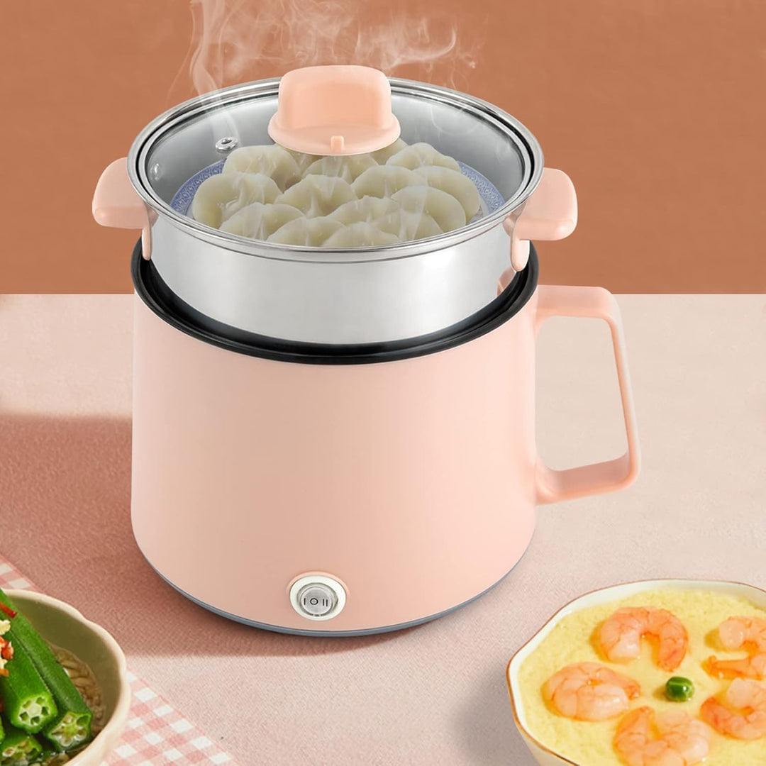 1.7L Tragbare Elektrisch Hot Pot Antihaft-Beschichtung aus rostfreiem Stahl, Doppelter Edelstahl-Ele