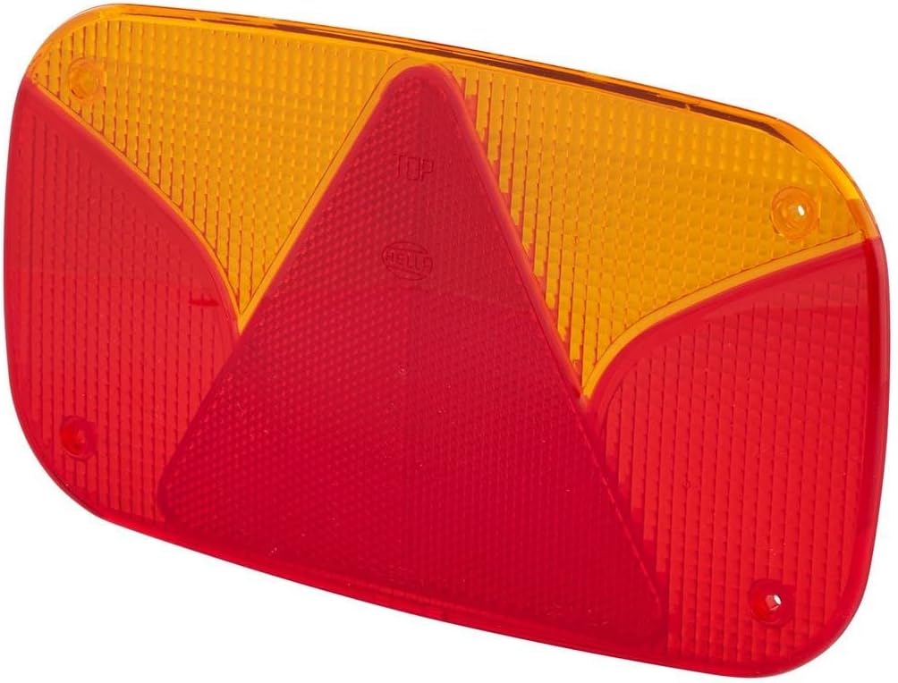 HELLA - Heckleuchte - Glühlampe - 12V - Anbau/geschraubt - Lichtscheibenfarbe: weiss/rot - Stecker: