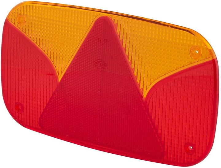 HELLA - Heckleuchte - Glühlampe - 12V - Anbau/geschraubt - Lichtscheibenfarbe: weiss/rot - Stecker: