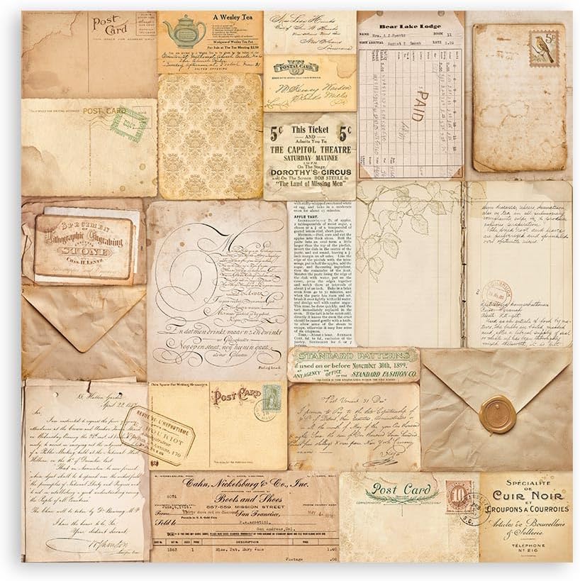 Stamperia - Scrapbook Paper Pad for Scrapbooking, Albums, Card Making, Bullet Journalling and More,