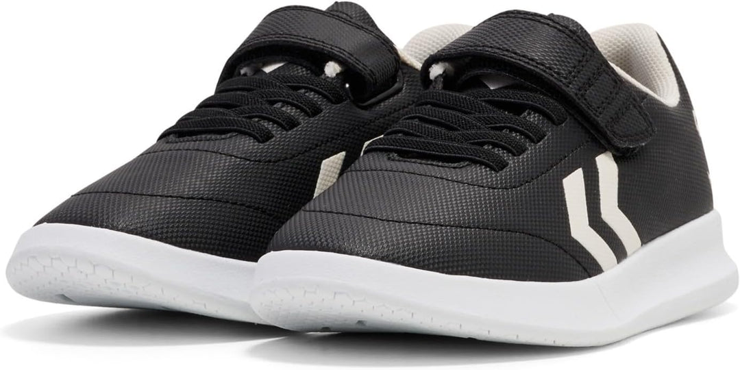 hummel Unisex Kinder Top Star In. Jr Football Shoe 28 EU Black White, 28 EU Black White