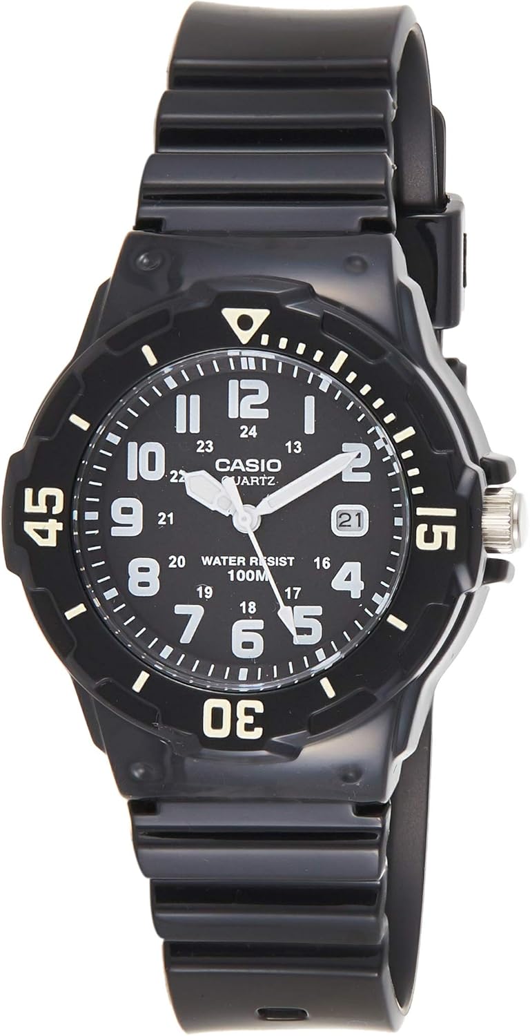 Casio Collection Damen Armbanduhr LRW-200H Schwarz, Schwarz