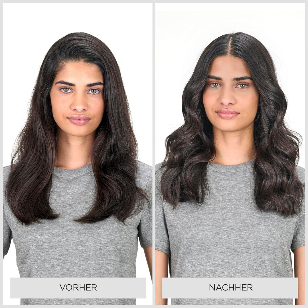 BaByliss 32mm Lockenstab mit Klammer mit grossem Durchmesser für natürliche, lose Locken, Schwarz 32
