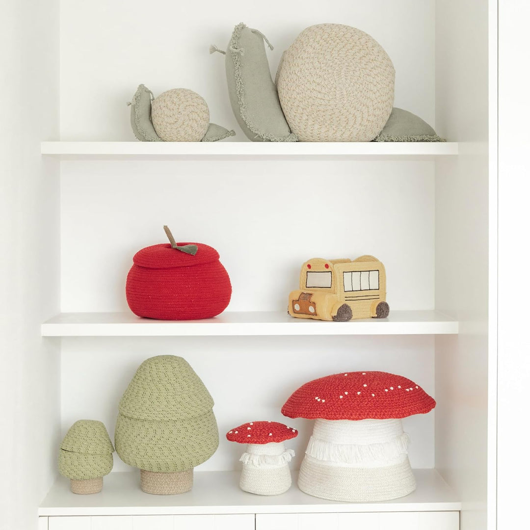Lorena Canals Spielzeugkorb für Kinder, grosse Pilze, 38 x 38 x 33 cm