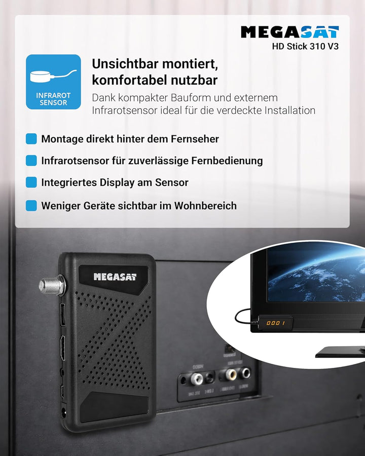 HD Stick 310 V3, schwarz