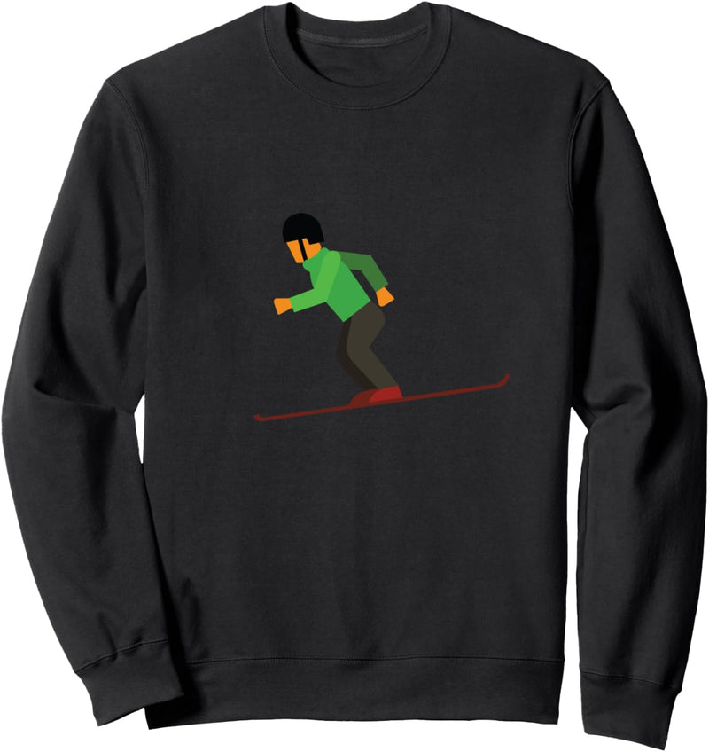 Skifahrer Sweatshirt