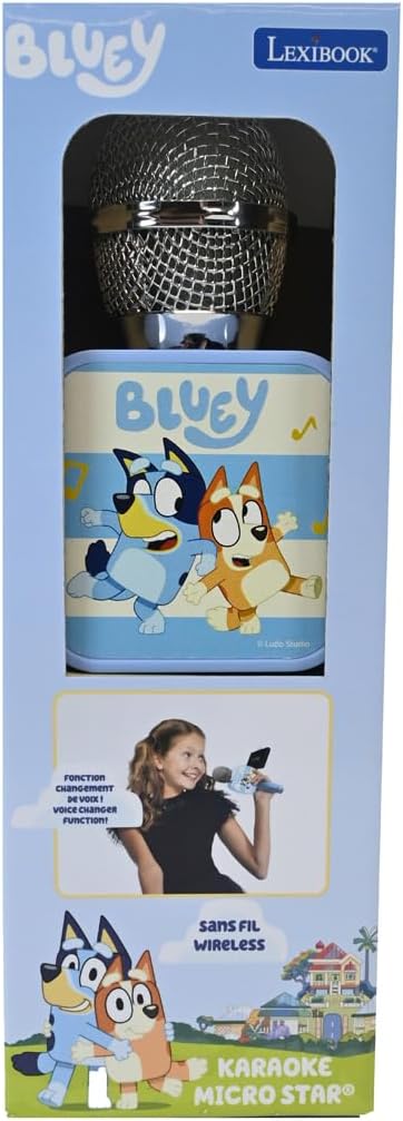 Lexibook, Bluey, kabelloses Mikrofon, MIC240BY