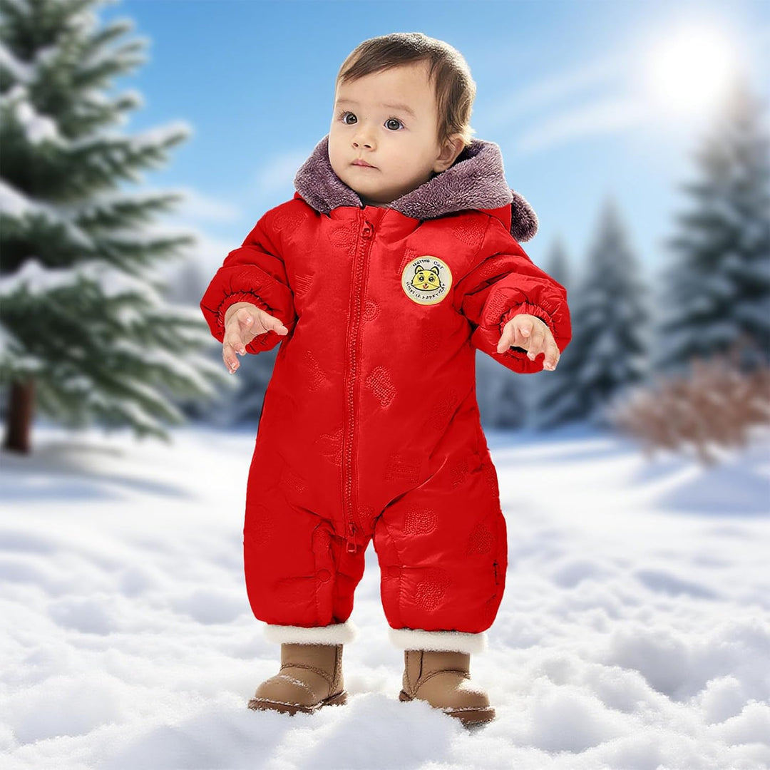 JiAmy Unisex Baby C2-tz-pf08904 Baby Schneeanzüge (1er Pack) 12-18 Monate Rot, 12-18 Monate Rot