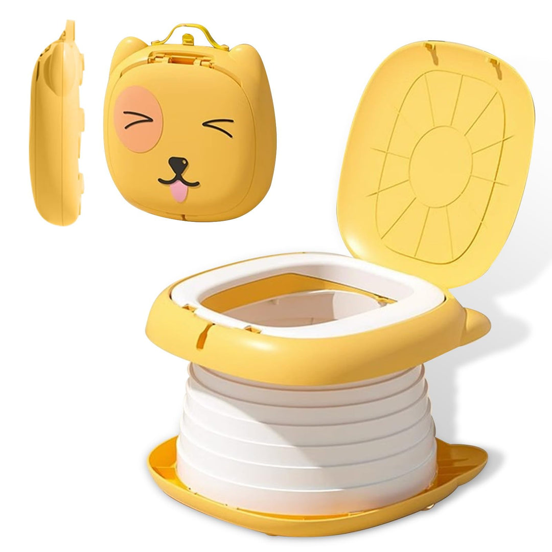 Toilettensitz Kinder, Klapptoilette Für Kinder, Tragbares Reise-Klapptöpfchen,AutoreiseCampin oder F