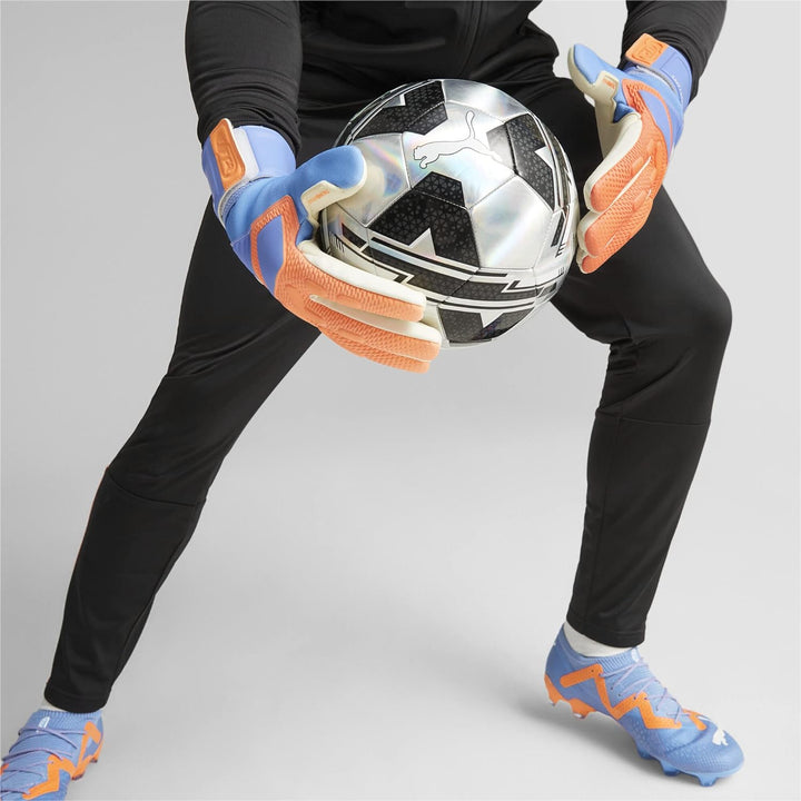 PUMA Zukünftiges Spiel Nc Torwarthandschuhe 11 orange / blau, 11 orange / blau
