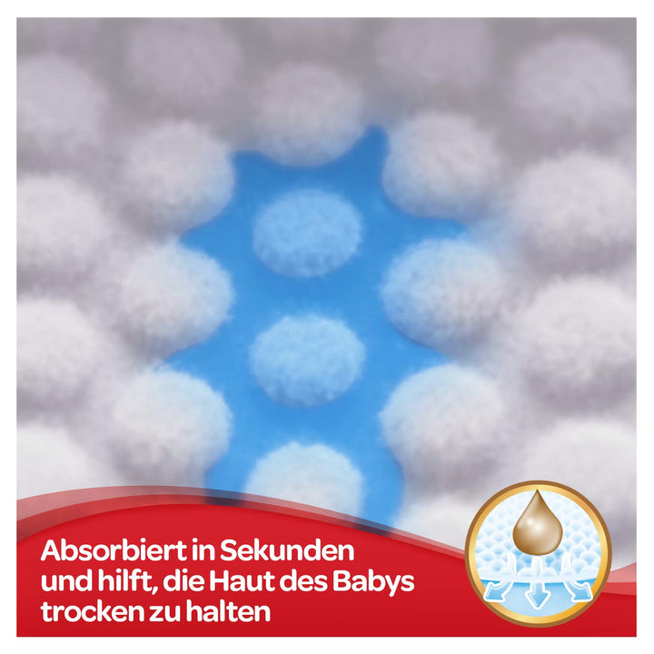 Huggies Newborn Baby Windeln Grösse 1, 2 bis 5 kg, Für Neugeborene, Mit Nässeindikator, 84 Windeln,