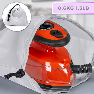 Duronic SI3 RD Mini Reisebügeleisen, 400W Mini Bügeleisen, Dampfbügeleisen 35ml Wassertank, kleines